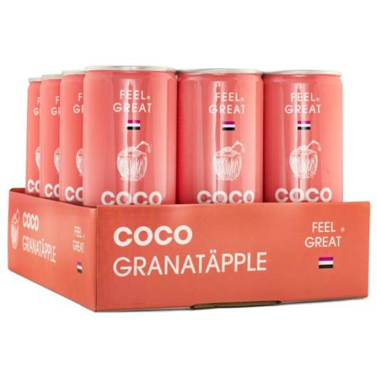 Feel Great Coco Granatäpple 12-pack
