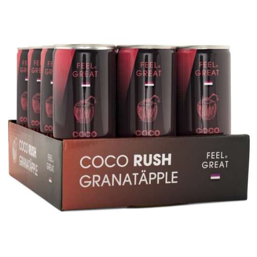 Feel Great Coco Rush Granatäpple 12-pack