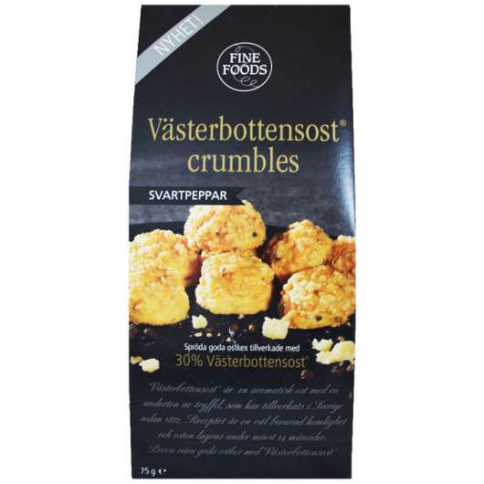 Fine Foods Ostkex Västerbottenost & Svartpeppar