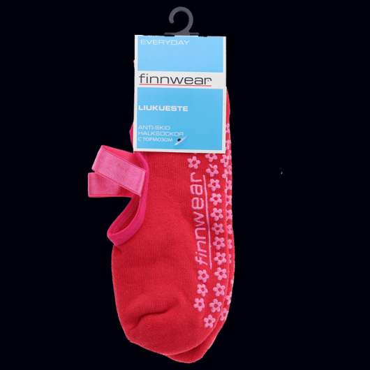 Finnwear Anti-Glid Sockor Röd Stl 31-33