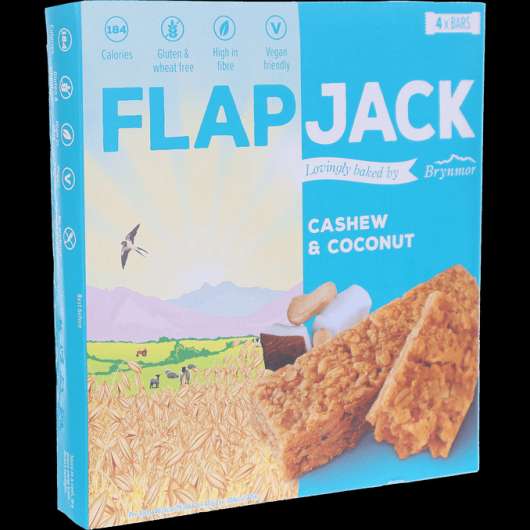 Flapjack 2 x Mellanmålsbar Cashew & Coconut 4-pack