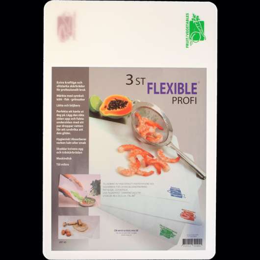 Flexible Flexibel Skärbräda Kött Fisk Grönsak 3-pack