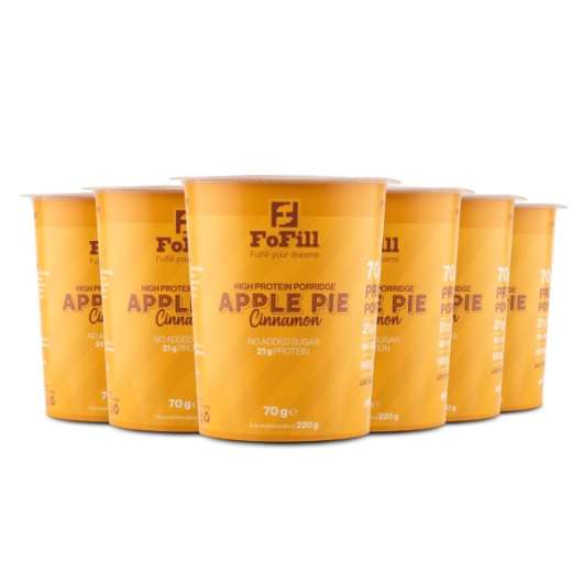 FoFill Meal Proteingröt Apple & Cinnamon 6-pack
