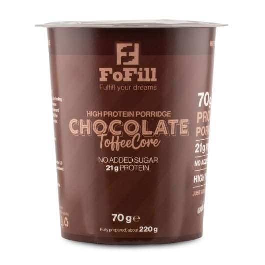 FoFill Meal Proteingröt, Chocolate Toffee, 70 g