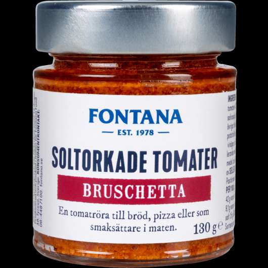 Fontana 2 x Soltorkad Tomat Bruschetta