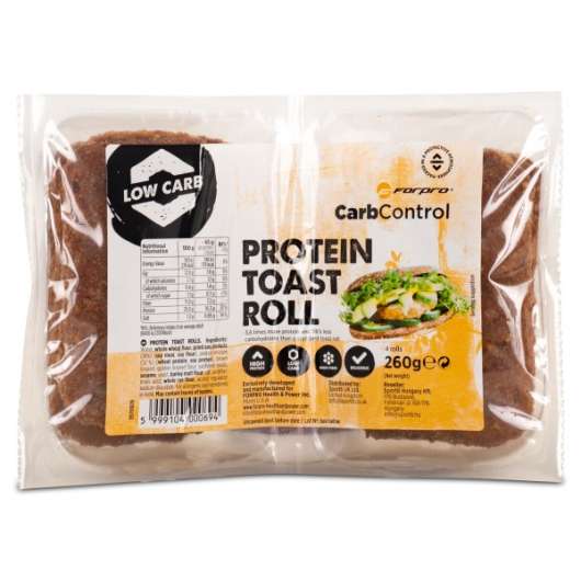 Forpro Carb Control Protein Toast Roll 260 g