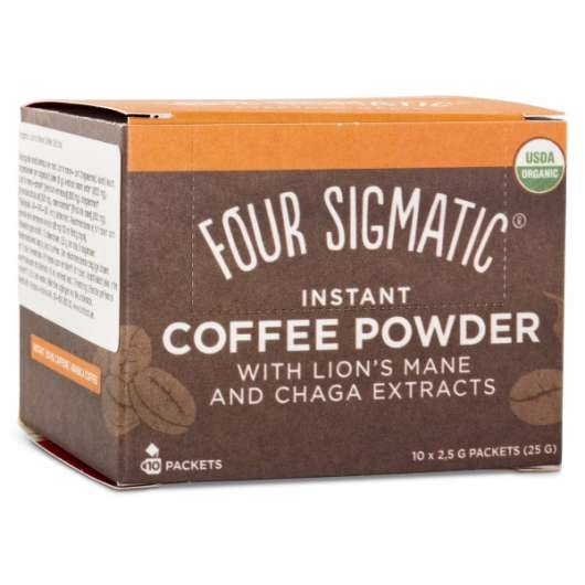 Four Sigmatic Kaffe Instant 10-pack Lions Mane & Chaga