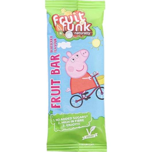 FruitFunk 4 x Peppa Pig Energibar Blåbär