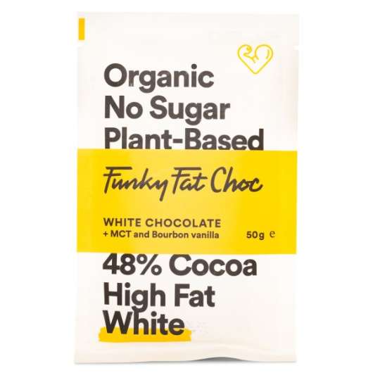 Funky Fat Foods Vit Choklad