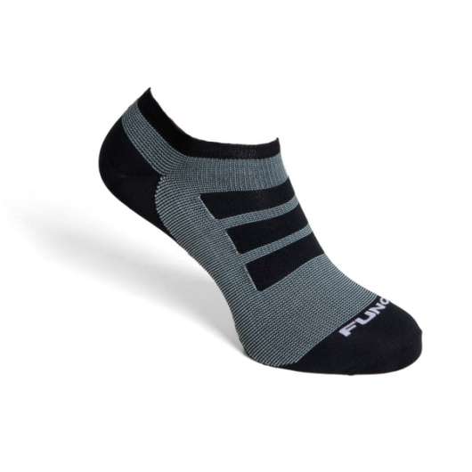 Funq Wear No Show Seamless Socks Nilit Breeze Herr 42-44 Svart