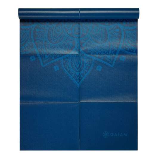 GAIAM Foldable Yoga Mat 1 st Blue Sundial