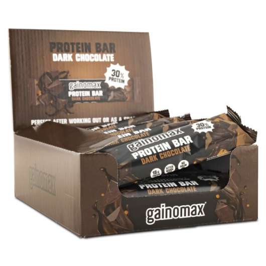 Gainomax Protein Bar Dark chocolate 15-pack