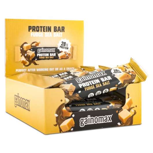 Gainomax Protein Bar Fudge Seasalt 15-pack