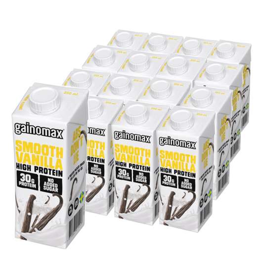 Gainomax Proteindryck Vanilj 16-pack