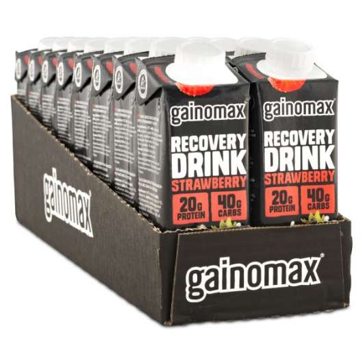 Gainomax Recovery Drink Strawberry 16-pack