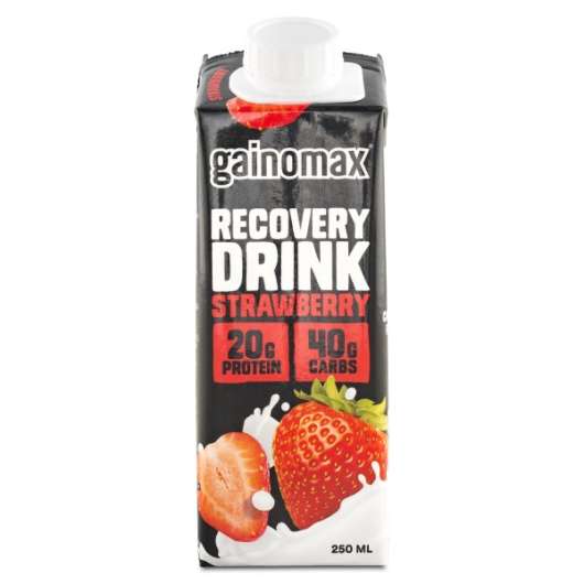 Gainomax Recovery Drink, Strawberry, 250 ml