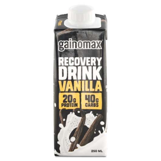 Gainomax Recovery Drink, Vanilla, 250 ml