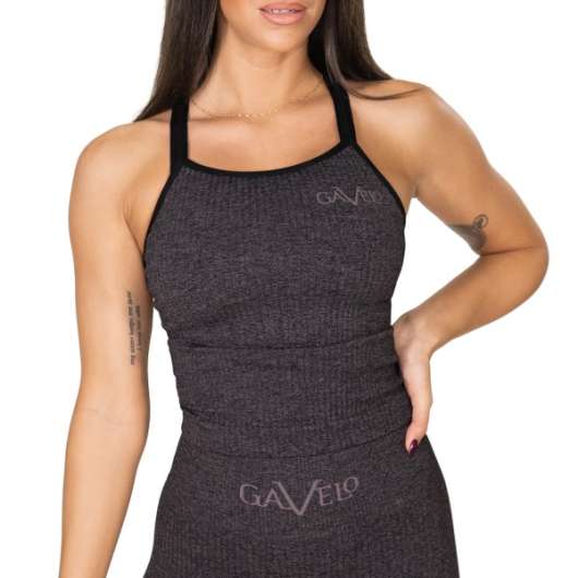 Gavelo Seamless Ribbed Tank, L, Bungee Cord