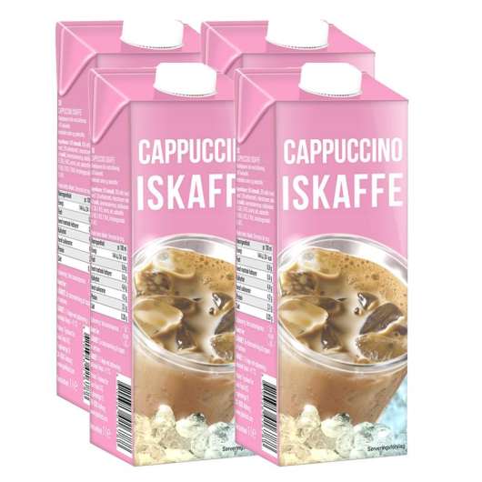 GEIA FOOD Iskaffe Cappuccino 4-pack