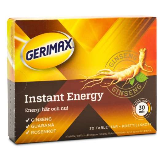 Gerimax Instant Energy 30 tabl