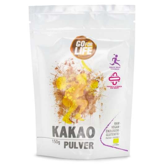 Go for Life Kakaopulver Raw&ampEko 150 g