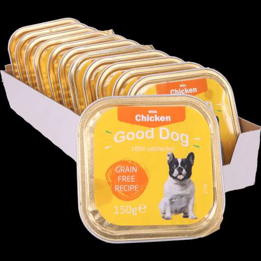 Good Dog Hundmat Paté Kyckling 12-pack