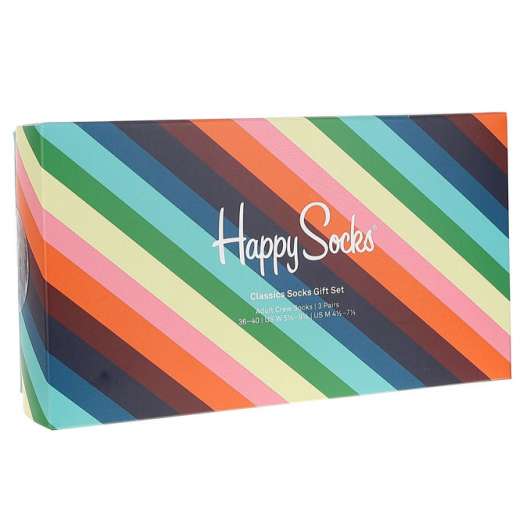 Happy Socks Strumpor 3-Pack Classics Socks Gift Set 36-40