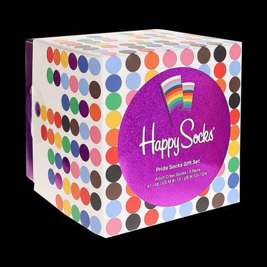Happy Socks Strumpor 3-Pack Pride Socks Gift Set 41-46