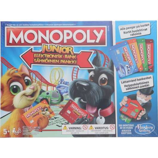 Hasbro Monopol Junior Elektronisk Bank