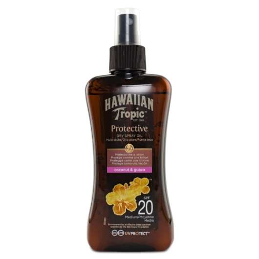 Hawaiian Tropic Protective Dry Spray Oil 200ml SF20