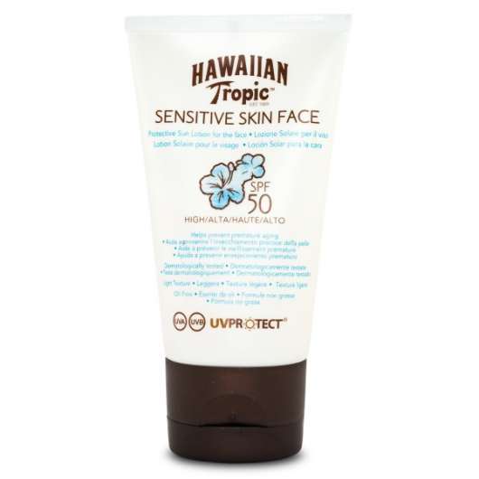 Hawaiian Tropic Sensitive Skin Face Protective Lotion SPF 50 60 ml