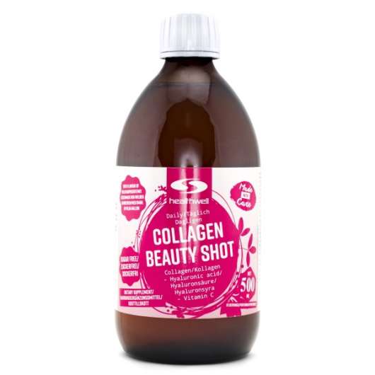 Healthwell Collagen Beauty Shot 500 ml Vilda Hallon