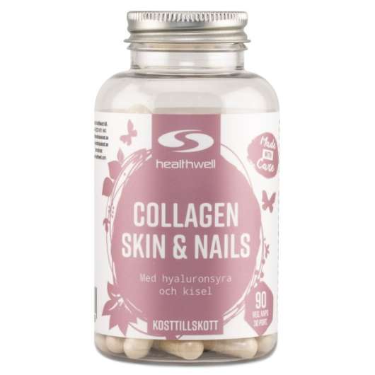 Healthwell Collagen Skin & Nails, 90 kaps