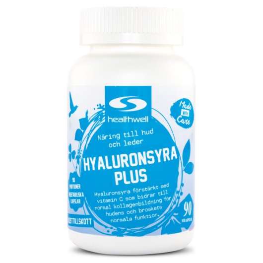 Healthwell Hyaluronsyra Plus 90 kaps