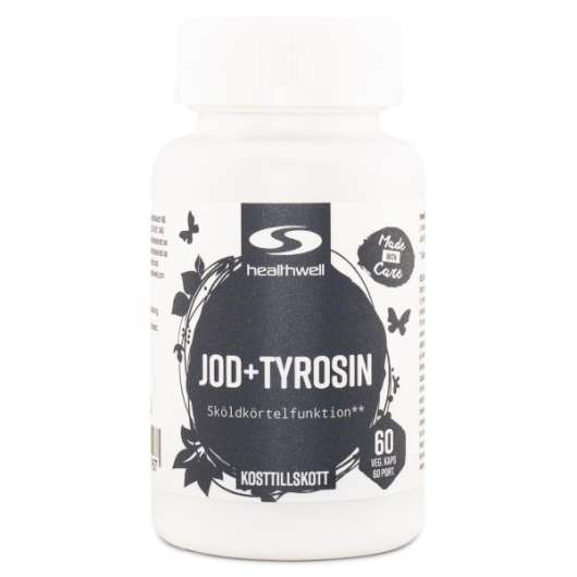 Healthwell Jod+Tyrosin, 60 kaps
