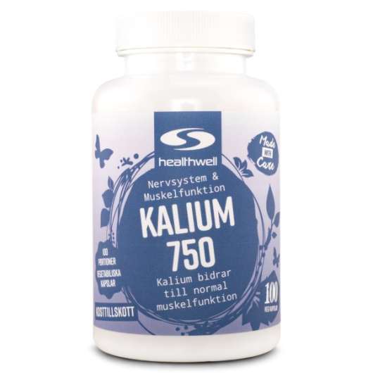 Healthwell Kalium 750, 90 kaps