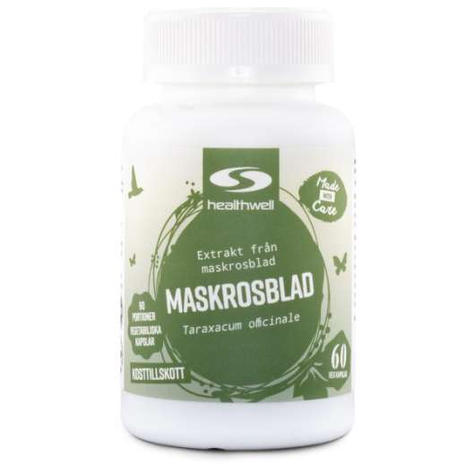 Healthwell Maskrosblad Extrakt, 60 kaps