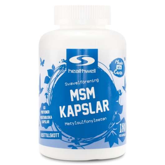 Healthwell MSM Kapslar, 180 kaps