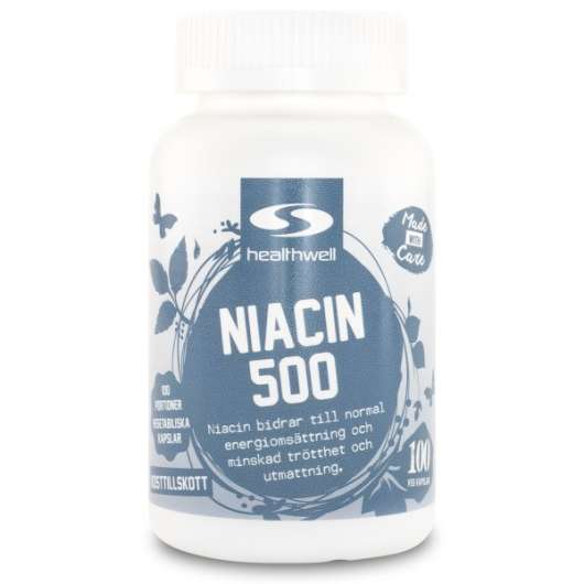 Healthwell Niacin 500 100 kaps