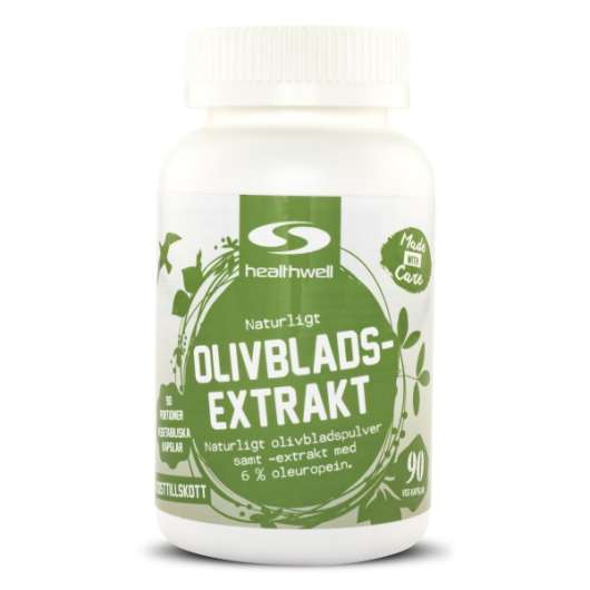 Healthwell Olivbladsextrakt 90 kaps