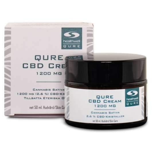 Healthwell QURE CBD Cream 1200 mg, 50 ml