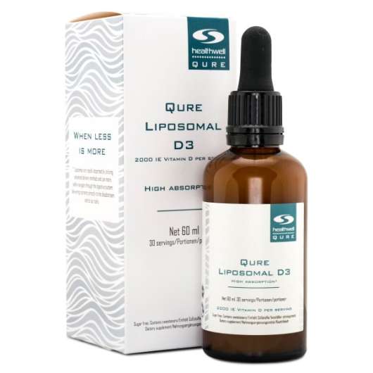 Healthwell QURE Liposomal D3 60 ml