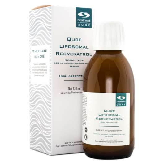 Healthwell QURE Liposomal Resveratrol 150 ml