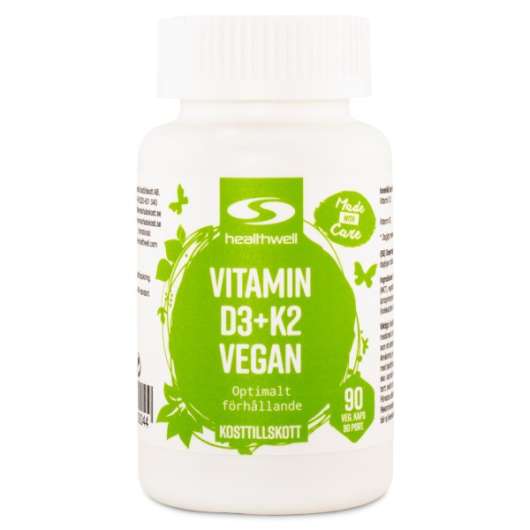Healthwell Vitamin D3+K2 Vegan