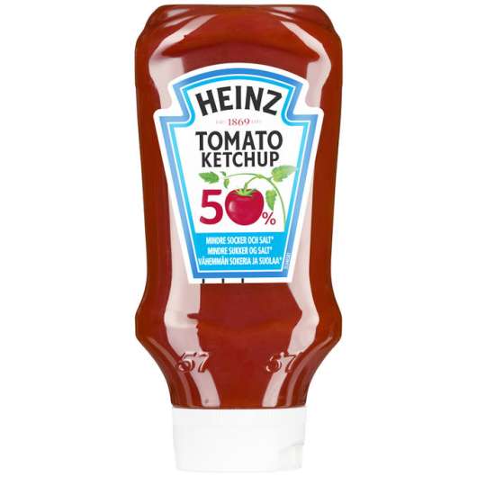 Heinz 2 x Ketchup 50% Mindre Socker