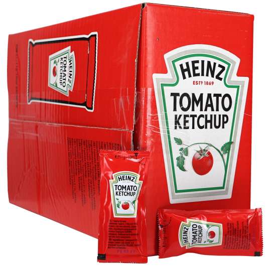 Heinz Ketchuppåsar 200-pack - 63% rabatt