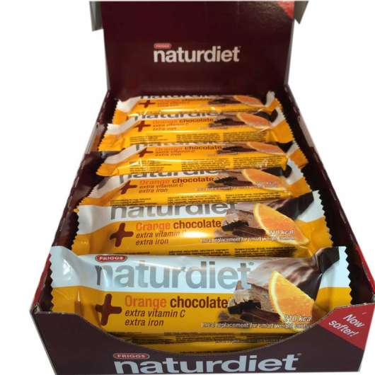 Hel låda Naturdiet Mealbar Orange Chocolate  - 58% rabatt