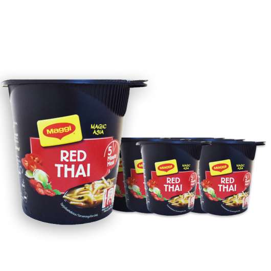 Hel Låda Snabbnudlar Red Thai 8-pack - 20% rabatt
