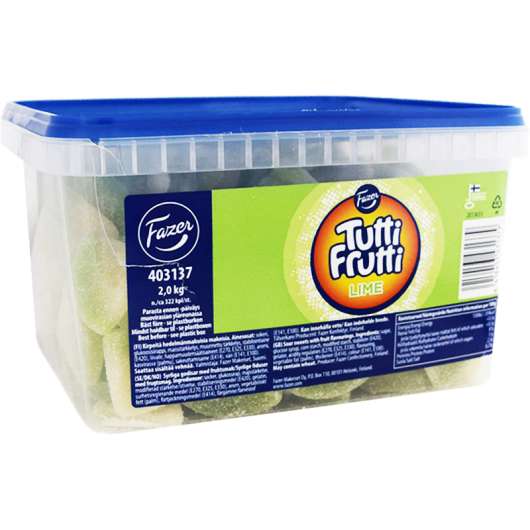 Hel Låda "Tutti Frutti Lime" 2kg - 69% rabatt