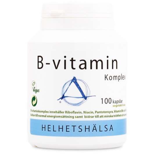 Helhetshälsa B-Vitamin Komplex, 100 kaps